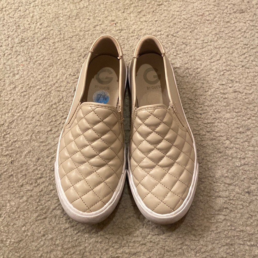 Cream GUESS Slip On Sneakers